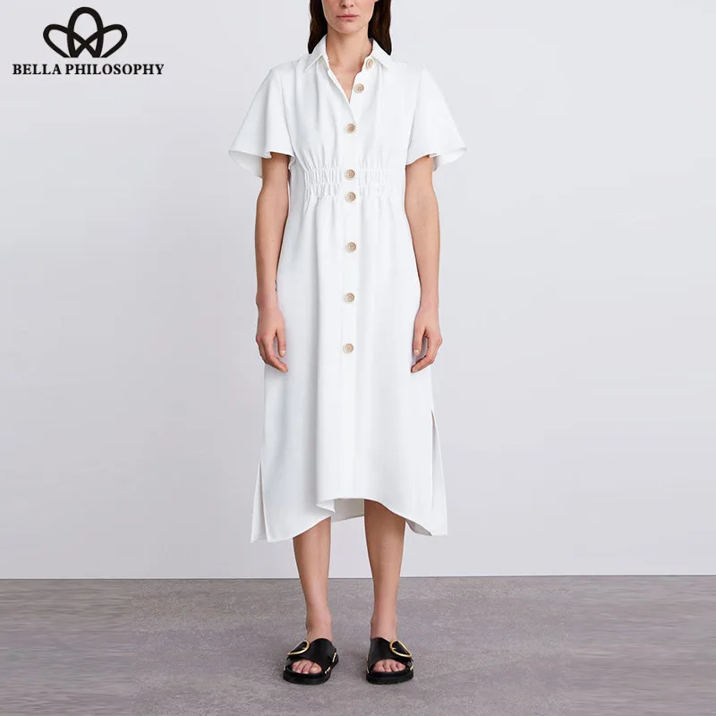 Wonder Summer Short Flare Sleeve Long Maxi Dress Vintage Single Breasted Female A-Line Dress Casual Button Lady Dress 2019 new
Wonder Summer Short Flare Sleeve Long Maxi Dress Vintage Single Breasted Female A-Line Dress Casual Button Lady Dress 2019 new