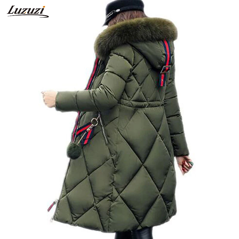 1PC 2019 winter hooded coat women fur collar thicken warm long jacket female slim outerwear parka ladies chaqueta feminino Z4287
1PC 2019 winter hooded coat women fur collar thicken warm long jacket female slim outerwear parka ladies chaqueta feminino Z4287
