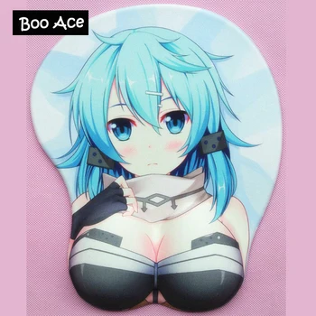 Sword Art Online Asada shino 3D Gaming Mouse Pad Sexy Big Soft Breast New Sexy Wrist Rest Free shipping
Sword Art Online Asada shino 3D Gaming Mouse Pad Sexy Big Soft Breast New Sexy Wrist Rest Free shipping