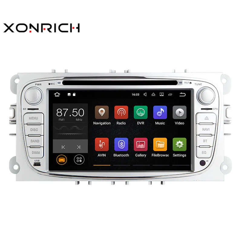 Xonrich Car Multimedia Player Android 8.1 GPS AutoRadio 2 Din For Ford Focus 2 S-Max C-Max Mondeo 4 Galaxy Kuga Transit Connect
Xonrich Car Multimedia Player Android 8.1 GPS AutoRadio 2 Din For Ford Focus 2 S-Max C-Max Mondeo 4 Galaxy Kuga Transit Connect