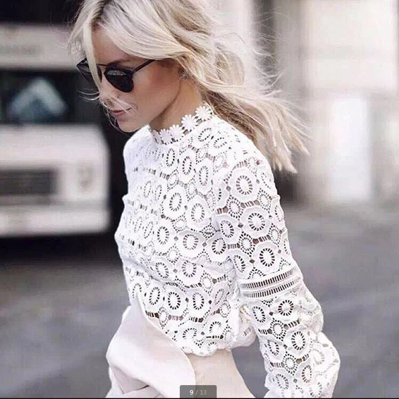 Lace Crochet Top Sexy Womens Floral Hollow out Long Sleeve Casual Female Back Zip up Blouse 2019 New Style women AliExpress
Lace Crochet Top Sexy Womens Floral Hollow out Long Sleeve Casual Female Back Zip up Blouse 2019 New Style women AliExpress