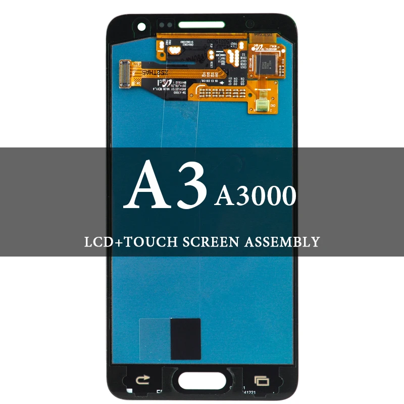 100% Tested LCD For A3 A300 LCD Display No Spot With Digitizer Touch Screen AMOLED Assembly For A3 Screen
100% Tested LCD For A3 A300 LCD Display No Spot With Digitizer Touch Screen AMOLED Assembly For A3 Screen