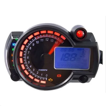 New 14000rpm Modern RX2N Similar LCD Digital Motorcycle Odometer Speedometer Adjustable MAX 299KM/H
New 14000rpm Modern RX2N Similar LCD Digital Motorcycle Odometer Speedometer Adjustable MAX 299KM/H