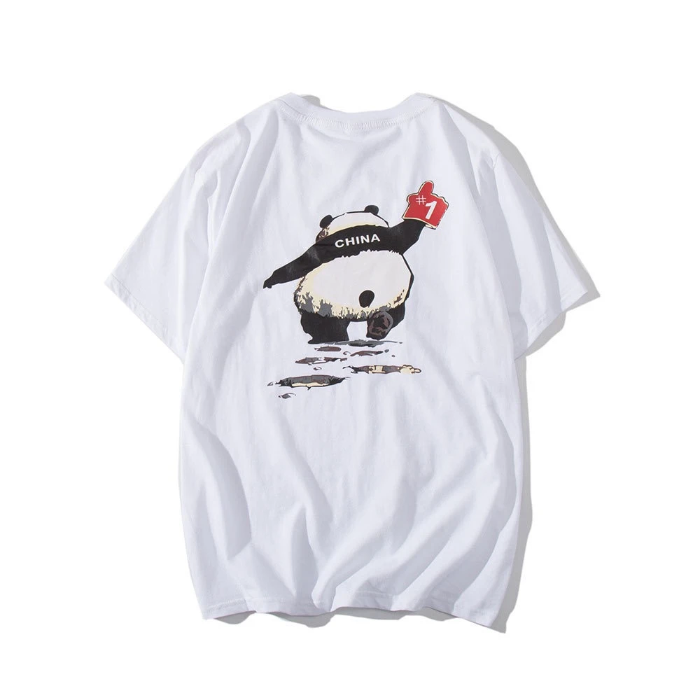 Men's Summer Cotton Round Neck Short Sleeve Trend Fashion Cute Cartoon Panda CHINA Print Tide Brand Loose Casual Funny T-Shirt
Men's Summer Cotton Round Neck Short Sleeve Trend Fashion Cute Cartoon Panda CHINA Print Tide Brand Loose Casual Funny T-Shirt