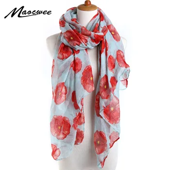 Newly Design Fashion Red Poppy Scarf Print Long Scarves Flower Beach Wrap Ladies Girl Stole Shawl 2018 Brand 90*180cm
Newly Design Fashion Red Poppy Scarf Print Long Scarves Flower Beach Wrap Ladies Girl Stole Shawl 2018 Brand 90*180cm