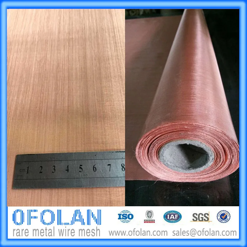 High-quality Electronic signal Shielding Red copper wire mesh (60 mesh) 500mmX1000mmX2PCS stock supply
High-quality Electronic signal Shielding Red copper wire mesh (60 mesh) 500mmX1000mmX2PCS stock supply