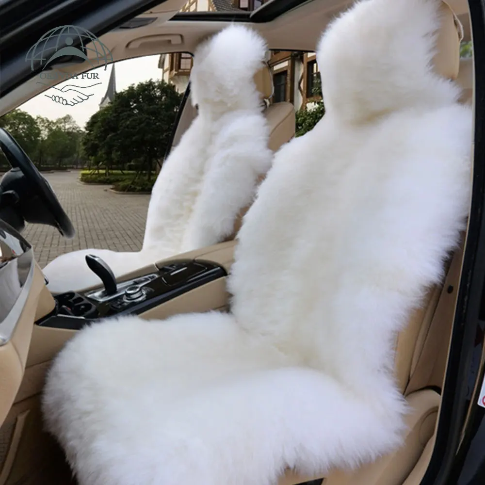 OKAYDA 100% Natural Sheepskin Car Seat Cushion Keep Warm And Comfort Protect The seat Universal Size For Most Car
OKAYDA 100% Natural Sheepskin Car Seat Cushion Keep Warm And Comfort Protect The seat Universal Size For Most Car