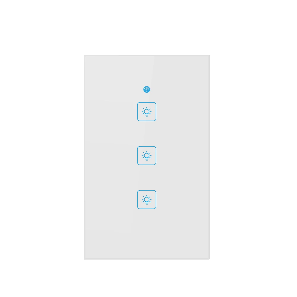 Ewelink US Standard APP Wifi Remote Control Switch 1/ 2/3 / Gang Touch Wall Light Switch
Ewelink US Standard APP Wifi Remote Control Switch 1/ 2/3 / Gang Touch Wall Light Switch