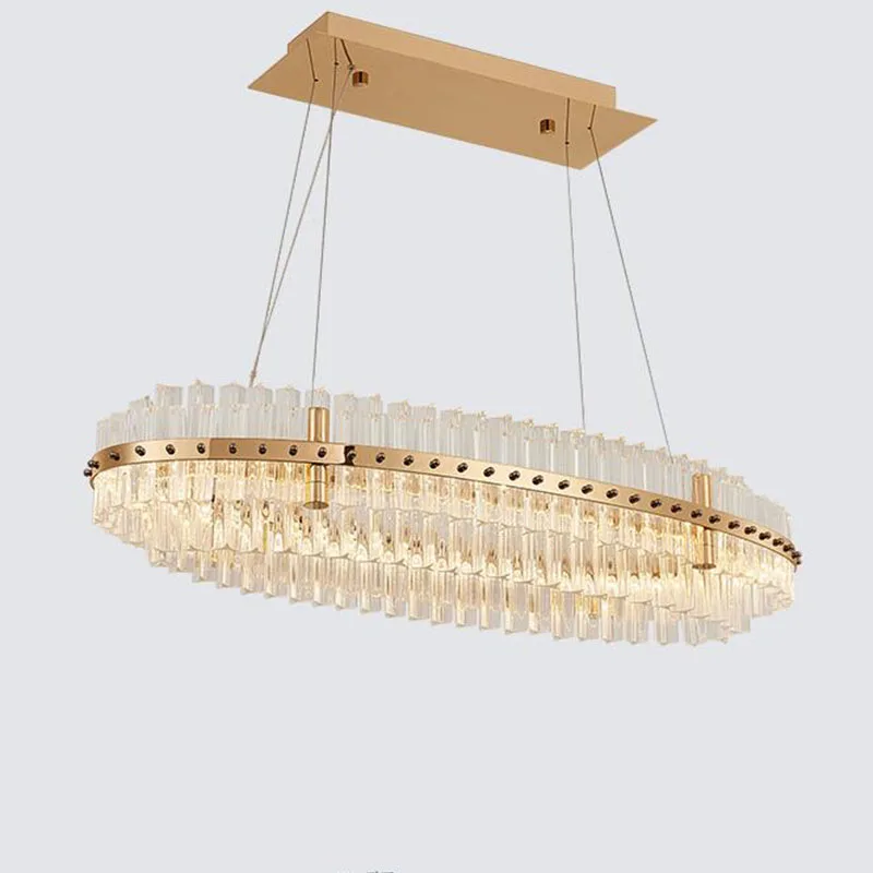 Oval Modern Crystal Chandelier For Dining Room Kitchen Island Hanging LED Crystal Chandeliers Luxury Crystal Light Gold
Oval Modern Crystal Chandelier For Dining Room Kitchen Island Hanging LED Crystal Chandeliers Luxury Crystal Light Gold