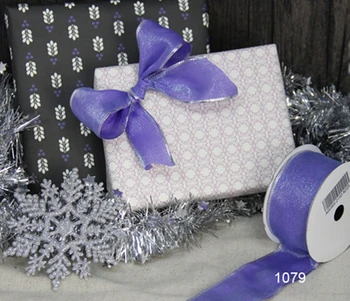 38mm(1-1/2") gift packaging wired edge purple organza ribbon 25yards roll
38mm(1-1/2") gift packaging wired edge purple organza ribbon 25yards roll