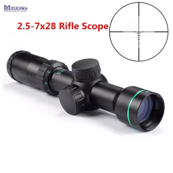 MIZUGIWA Tactical Optical Sight 2.5-7x28 Riflescope Reticle Optical Sight Air Rifle Scope Hunting Caza Airsoft Waterproof
MIZUGIWA Tactical Optical Sight 2.5-7x28 Riflescope Reticle Optical Sight Air Rifle Scope Hunting Caza Airsoft Waterproof
