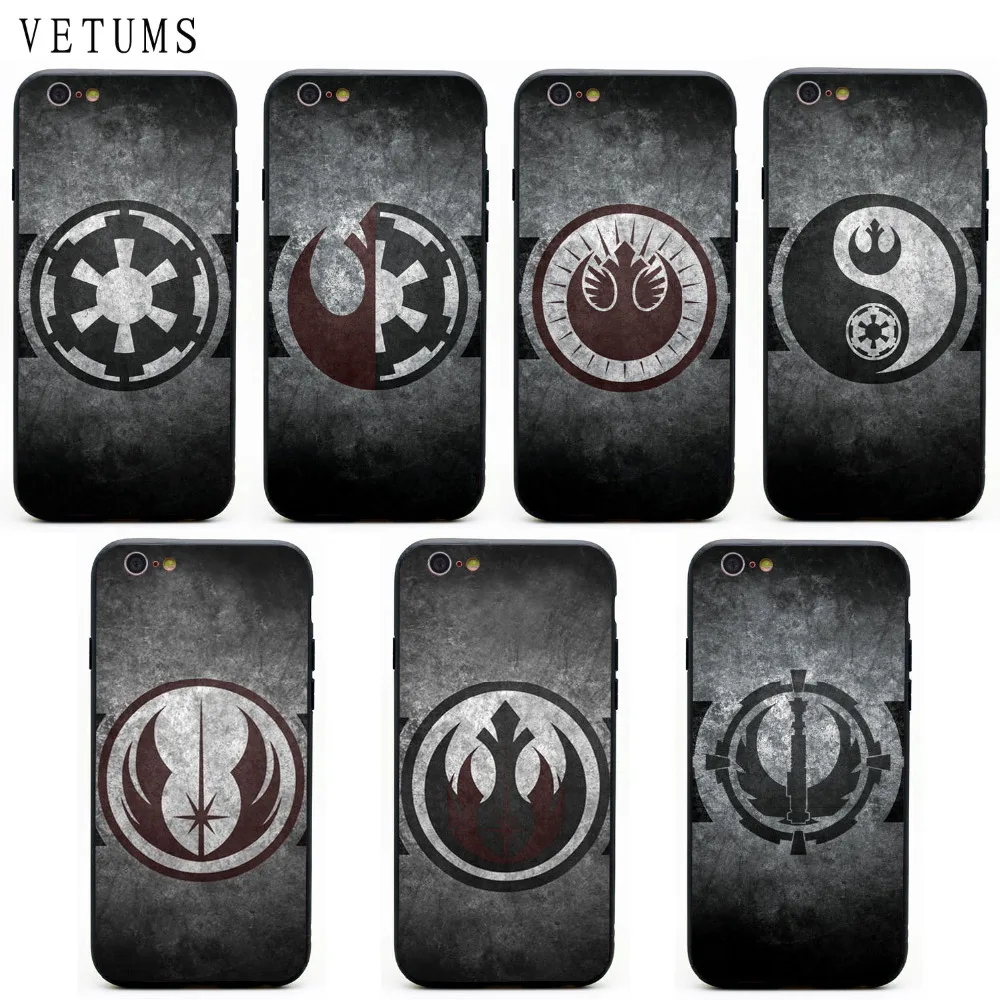 VETUMS Star Wars Empire Imperial Rebel Jedi Order Logo PC TPU Phone Case Cover For iPhone 5 5s SE 6 6s Plus 7 8 Plus X XR XS Max
VETUMS Star Wars Empire Imperial Rebel Jedi Order Logo PC TPU Phone Case Cover For iPhone 5 5s SE 6 6s Plus 7 8 Plus X XR XS Max
