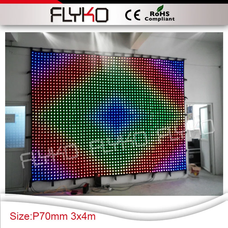 Free shipping led flashing RGB3in1 flash image display led screen led video curtain P70mm 3x4m
Free shipping led flashing RGB3in1 flash image display led screen led video curtain P70mm 3x4m