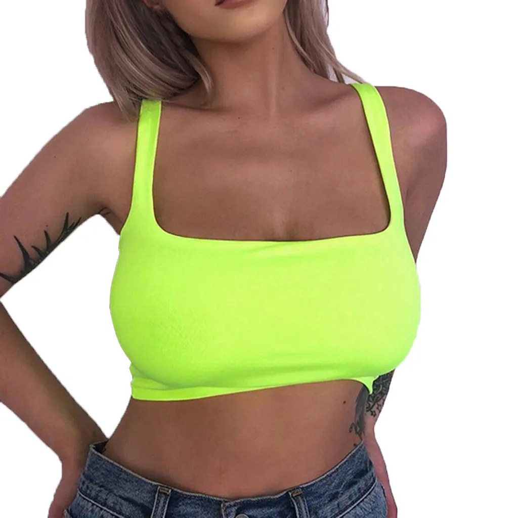Solid Crop Top 2019 New Summer Yellow Women Tank Top O Neck Sleeveless Tops Tee Streetwear Fashion Cami #T
Solid Crop Top 2019 New Summer Yellow Women Tank Top O Neck Sleeveless Tops Tee Streetwear Fashion Cami #T