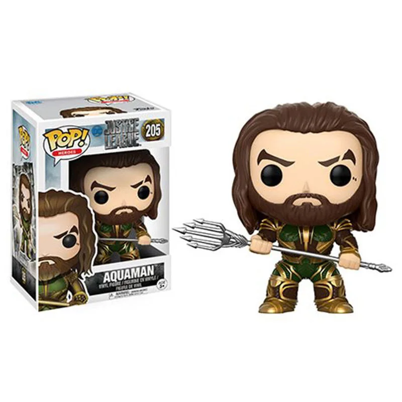 Funko pop New Movies toys Aquaman Vinyl action figure brinquedos collection model toys for children birthday gift
Funko pop New Movies toys Aquaman Vinyl action figure brinquedos collection model toys for children birthday gift