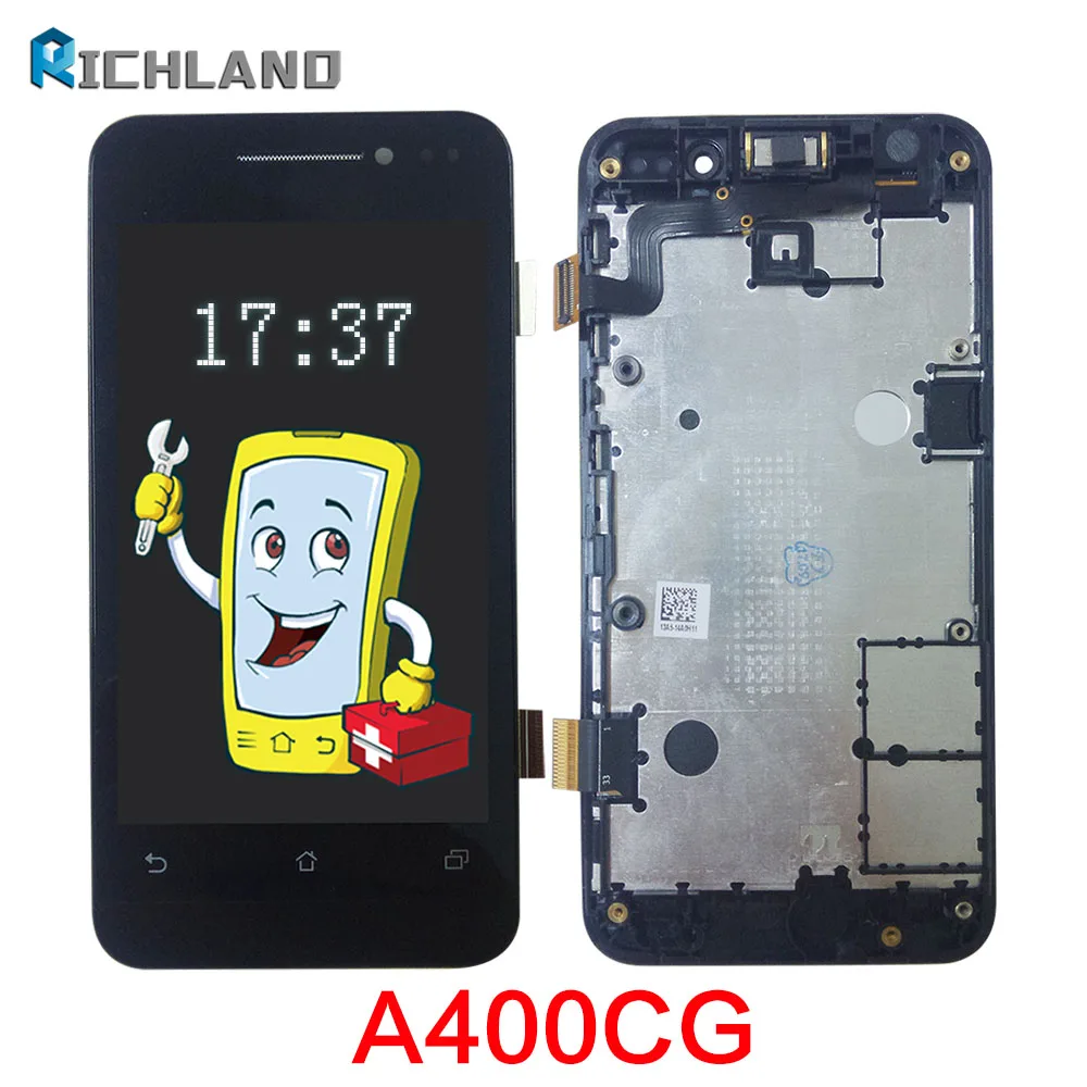 Original LCD Screen For Asus Zenfone 4 A400CG LCD Display 4" LCD Touch Screen Digitizer Assembly With Frame Replacement Parts
Original LCD Screen For Asus Zenfone 4 A400CG LCD Display 4" LCD Touch Screen Digitizer Assembly With Frame Replacement Parts