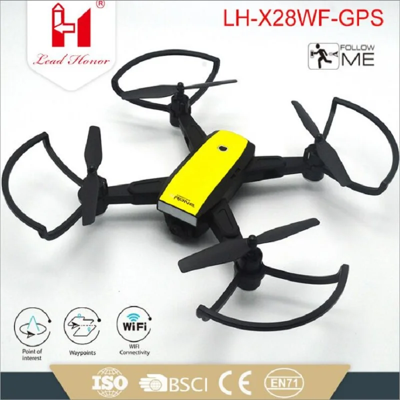 2018 Drone GPS Wifi FPV Follow Me Remote Control RC drone 720P 1080P adjustable camera LH-X28GWF
2018 Drone GPS Wifi FPV Follow Me Remote Control RC drone 720P 1080P adjustable camera LH-X28GWF