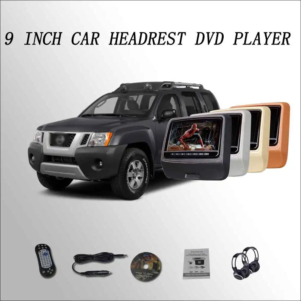 BigBigRoad Car Headrest Monitor digital LCD screen 2*9" DVD player with USB SD IR / FM / SPEAKER / GAME / HDMI For Nissan Xterra
BigBigRoad Car Headrest Monitor digital LCD screen 2*9" DVD player with USB SD IR / FM / SPEAKER / GAME / HDMI For Nissan Xterra