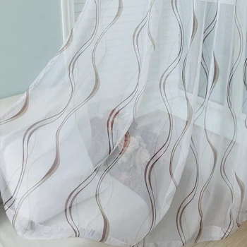 Fyjafon Kitchen Tulle Curtains Translucidus Striped Sheer Voile Curtains for Living Room Modern Home Window Decoration
Fyjafon Kitchen Tulle Curtains Translucidus Striped Sheer Voile Curtains for Living Room Modern Home Window Decoration