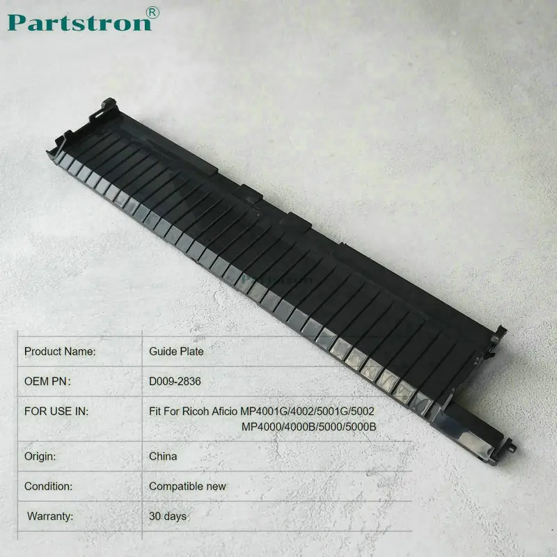 5Pieces Guide Plate D009-2836 For use in Ricoh Aficio MP4001G 4002 5001G 5002 MP4000 4000B 5000 5000B Copier Parts
5Pieces Guide Plate D009-2836 For use in Ricoh Aficio MP4001G 4002 5001G 5002 MP4000 4000B 5000 5000B Copier Parts