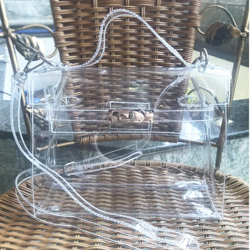 Clear Transparent Women Bags 2019 Summer Platinum Bag Shoulder Messenger Bags Luxury Fashion Women Purse and Handbags
Clear Transparent Women Bags 2019 Summer Platinum Bag Shoulder Messenger Bags Luxury Fashion Women Purse and Handbags