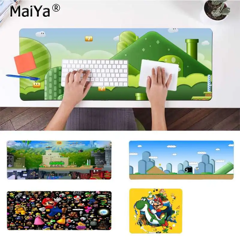 Maiya New Design Super Mario World Game Natural Rubber Gaming mousepad Desk Mat Free Shipping Large Mouse Pad Keyboards Mat
Maiya New Design Super Mario World Game Natural Rubber Gaming mousepad Desk Mat Free Shipping Large Mouse Pad Keyboards Mat
