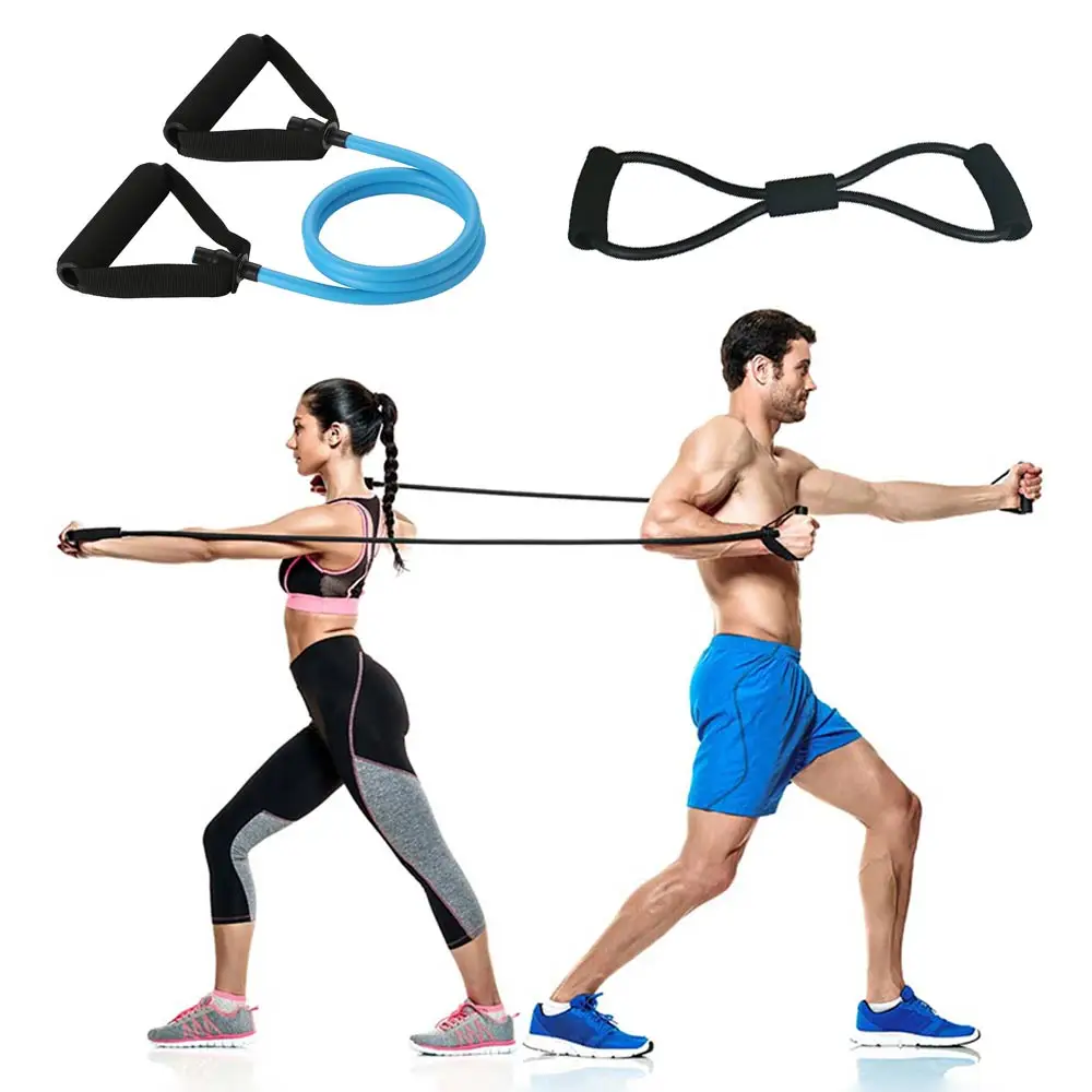 1+8 Word Type Set Elastic Pull Rope Yoga Rubber Tensile Resistance Bands Chest Developer Expander Exercise Tubes Fitness Band
1+8 Word Type Set Elastic Pull Rope Yoga Rubber Tensile Resistance Bands Chest Developer Expander Exercise Tubes Fitness Band