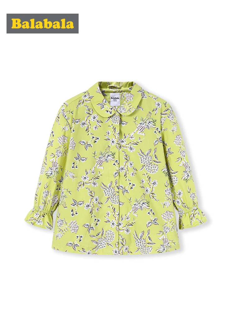 Balabala Children clothing blouse baby girls spring and autumn 2019 new fashion doll collar children's shirt cotton tops
Balabala Children clothing blouse baby girls spring and autumn 2019 new fashion doll collar children's shirt cotton tops