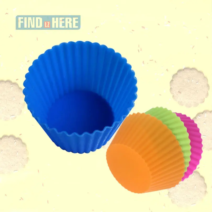 Cupcake Silicone Mold Muffin Cupcake Baking Cake Molds Round Shape Mould 7cm Little size 1pc *NF
Cupcake Silicone Mold Muffin Cupcake Baking Cake Molds Round Shape Mould 7cm Little size 1pc *NF