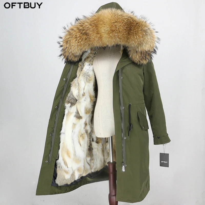 OFTBUY 2019 Waterproof Outerwear X-long Parka Winter Jacket Women Real Fur Coat Natural Raccoon Fur Hood Real Rabbit Fur Liner
OFTBUY 2019 Waterproof Outerwear X-long Parka Winter Jacket Women Real Fur Coat Natural Raccoon Fur Hood Real Rabbit Fur Liner
