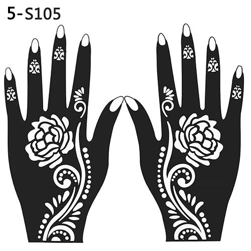 2 Pcs Henna Stencil Temporary Hand Tattoo Body Arts Sticker Template Tools New Arrival
2 Pcs Henna Stencil Temporary Hand Tattoo Body Arts Sticker Template Tools New Arrival