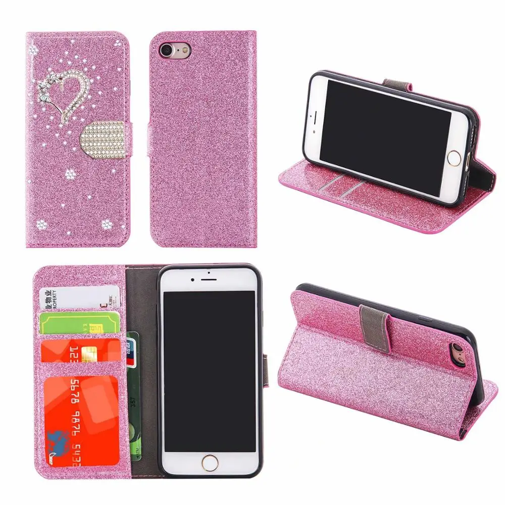 Bling Glitter Diamond Love Metal Button Flip Leather Wallet Card Phone Case For iphone X XS MAX XR 8 7 6
Bling Glitter Diamond Love Metal Button Flip Leather Wallet Card Phone Case For iphone X XS MAX XR 8 7 6