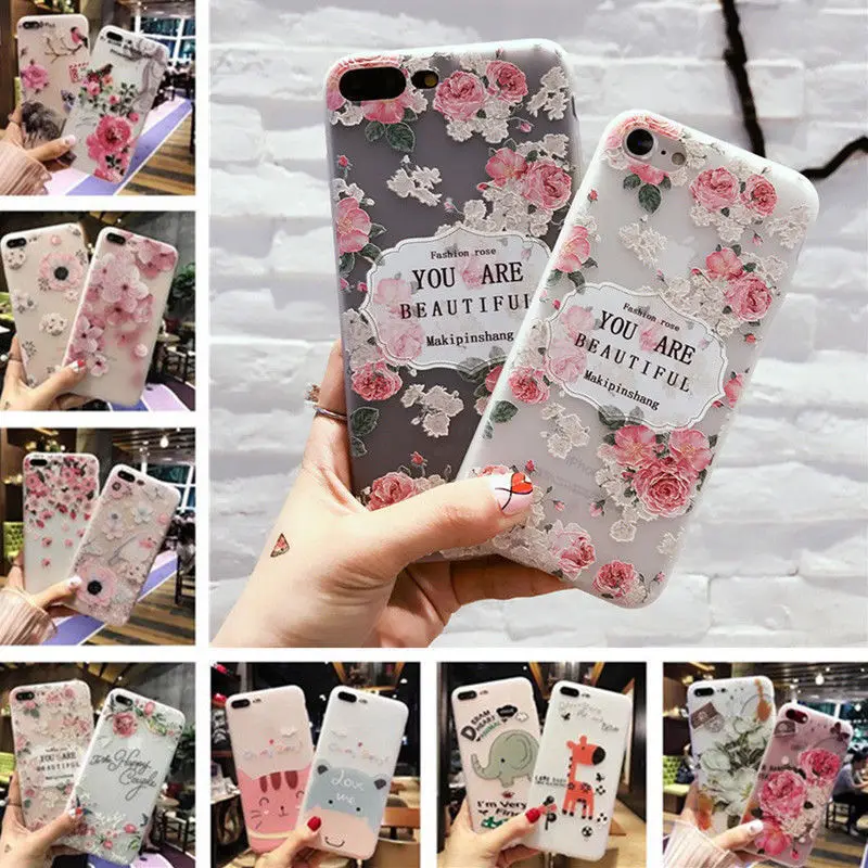 Fashion 3D Flower Bird Pet Animal Paint Phone Case For iPhone X 8 Plus Soft TPU Shockproof Cover For iPhone 5 5S SE 6 6S 7 Plus
Fashion 3D Flower Bird Pet Animal Paint Phone Case For iPhone X 8 Plus Soft TPU Shockproof Cover For iPhone 5 5S SE 6 6S 7 Plus