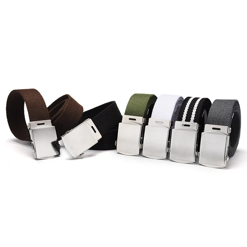 Tactical Canvas Belt Classic Military Buckle Belt Korean Men and Women Belt Youth Pants with Plain Military Belt Buckles for Men
Tactical Canvas Belt Classic Military Buckle Belt Korean Men and Women Belt Youth Pants with Plain Military Belt Buckles for Men