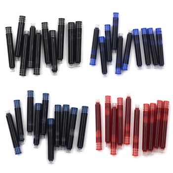 Wholesale 10pcs Disposable Blue and Black Fountain Pen Ink Cartridge Refills Length Fountain Pen Ink Cartridge Refills
Wholesale 10pcs Disposable Blue and Black Fountain Pen Ink Cartridge Refills Length Fountain Pen Ink Cartridge Refills