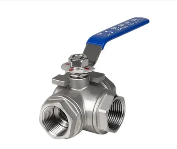 DN15 1/2" Female BSP 3 Way 304 SS Stainless Steel Type T or L Port Mountin Pad Ball Valve Vinyl Handle WOG1000
DN15 1/2" Female BSP 3 Way 304 SS Stainless Steel Type T or L Port Mountin Pad Ball Valve Vinyl Handle WOG1000