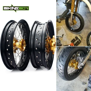 BIKINGBOY 17" Supermoto Front Rear Cush Drive Wheel Rim Hub for Suzuki DR650SE 96-17 DR 650 SE 16 15 14 13 12 11 10 09 08 07 06
BIKINGBOY 17" Supermoto Front Rear Cush Drive Wheel Rim Hub for Suzuki DR650SE 96-17 DR 650 SE 16 15 14 13 12 11 10 09 08 07 06