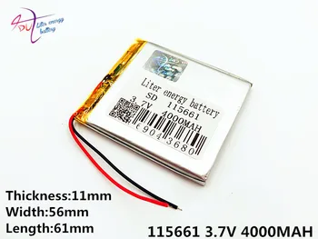 Story machine general rechargeable lithium polymer battery 3.7 V 115661 large capacity 4000mah
Story machine general rechargeable lithium polymer battery 3.7 V 115661 large capacity 4000mah