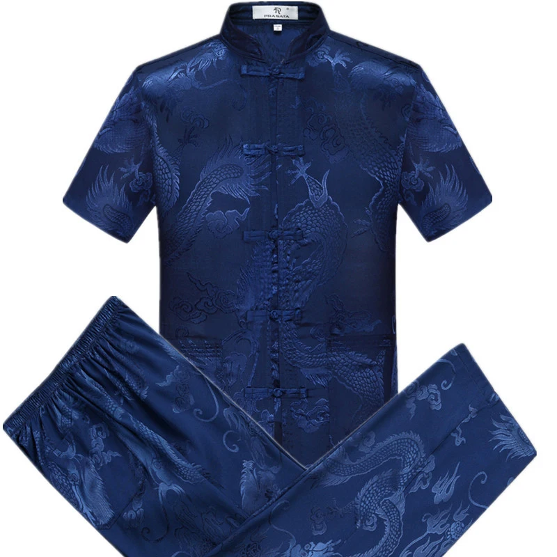 4 colors china style dragon embroidery kung fu Tang suit martial arts wushu clothing Short sleeve soft tai chi clothing 1 set
4 colors china style dragon embroidery kung fu Tang suit martial arts wushu clothing Short sleeve soft tai chi clothing 1 set
