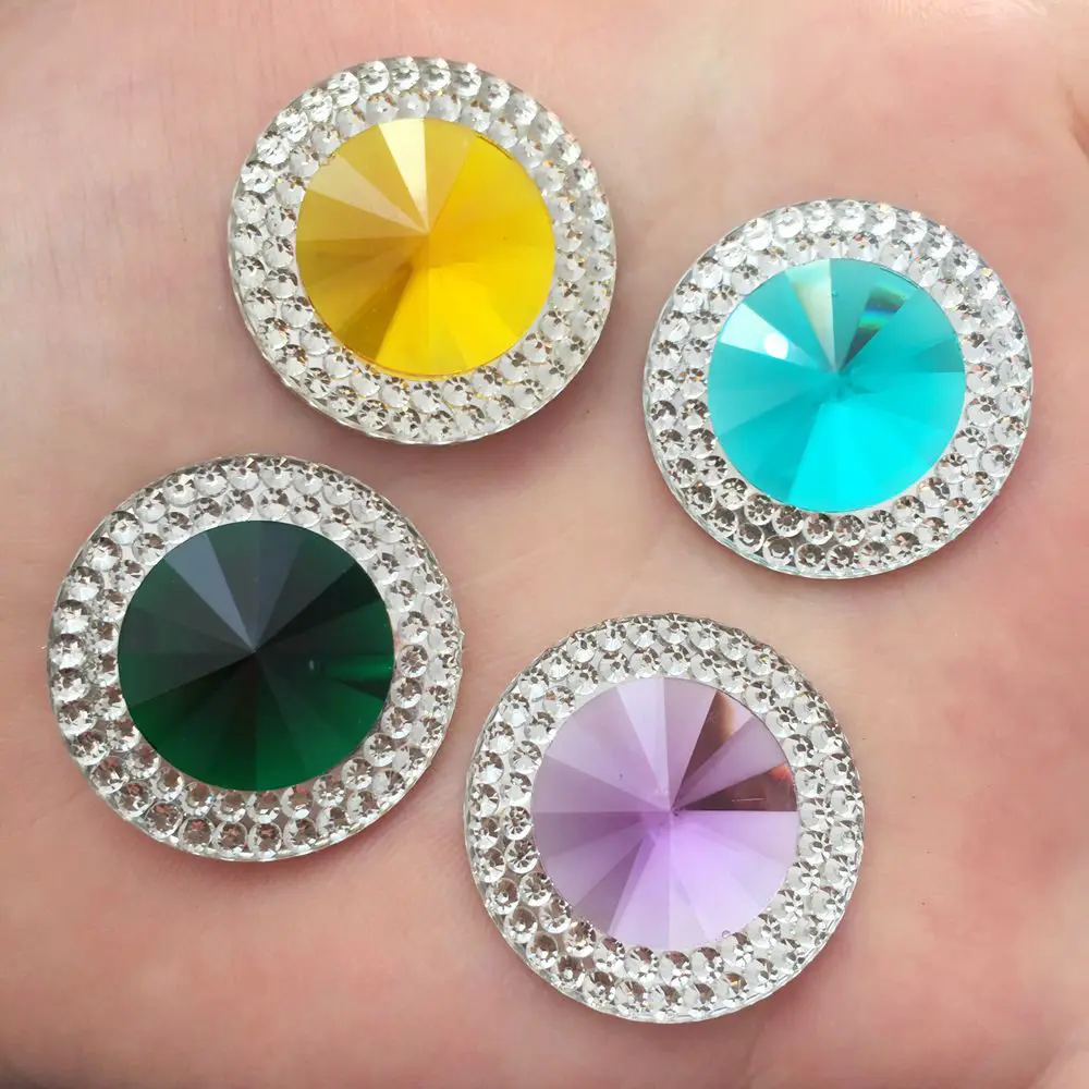16PCS Shiny Resin 25mm Round Flat Back Rhinestone Scrapbook DIY Wedding Buttons W47
16PCS Shiny Resin 25mm Round Flat Back Rhinestone Scrapbook DIY Wedding Buttons W47