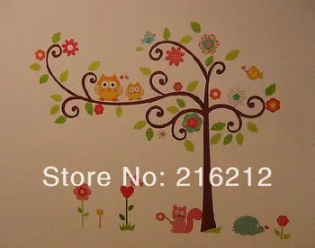 12 pcs Fashion Hot Large Tree Cute Owls Removable Wall sticker Decal Decor Nursery Kids Wall Stickers Decals
12 pcs Fashion Hot Large Tree Cute Owls Removable Wall sticker Decal Decor Nursery Kids Wall Stickers Decals