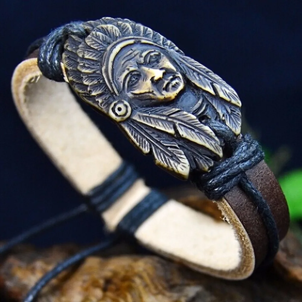 2018 New 1PC Indigenous Hemp Leather Bracelets Bangle Ethnic Original Bone Indian Tribal Leaders Bracelets Unique Jewelry
2018 New 1PC Indigenous Hemp Leather Bracelets Bangle Ethnic Original Bone Indian Tribal Leaders Bracelets Unique Jewelry