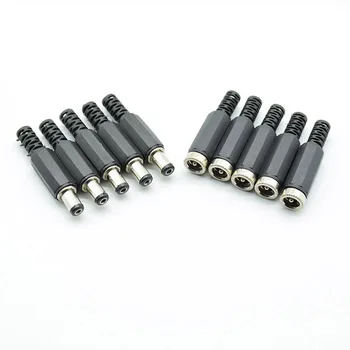 10pcs DC Power Jack Plugs Male / Female Socket Adapter Connectors 2.1mm x 5.5mm For DIY Projects
10pcs DC Power Jack Plugs Male / Female Socket Adapter Connectors 2.1mm x 5.5mm For DIY Projects