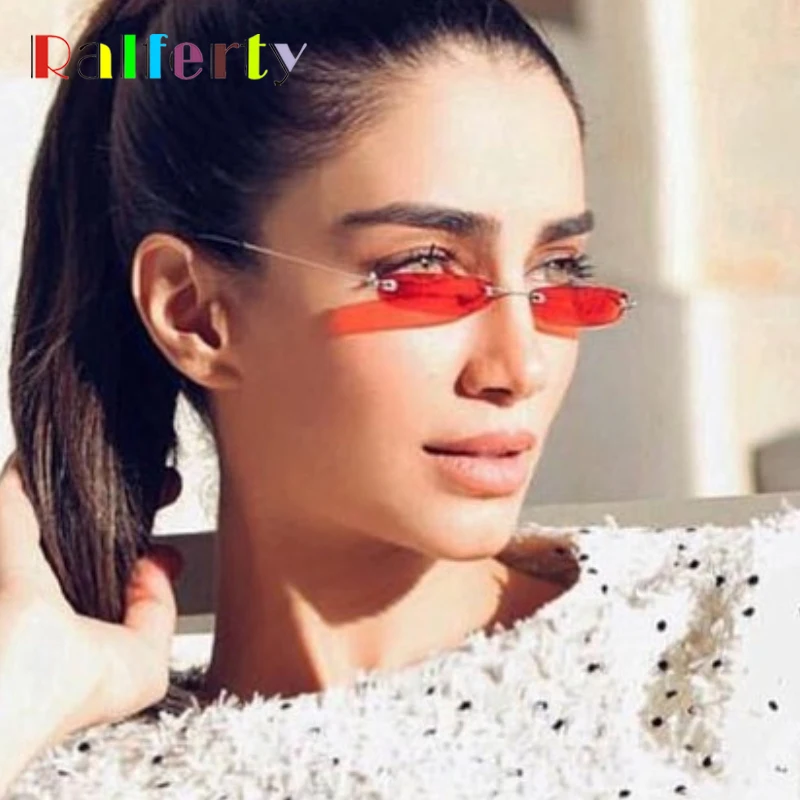 Ralferty Vintage Small Square Sunglasses Women Sexy Rimless Sunglass UV400 Retro Black Eyewear Accessories gafas de sol F93306
Ralferty Vintage Small Square Sunglasses Women Sexy Rimless Sunglass UV400 Retro Black Eyewear Accessories gafas de sol F93306