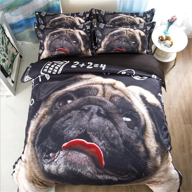 3D Bulldog Husky Dog Print Bedding Set Twin Queen King Size Duvet Covers Bedsheets Pillowcase Home Textile Sets for Sale
3D Bulldog Husky Dog Print Bedding Set Twin Queen King Size Duvet Covers Bedsheets Pillowcase Home Textile Sets for Sale