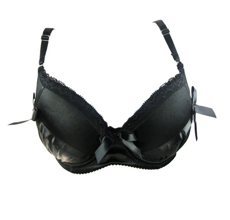 Women bra sexy bow bralette black push up bra soutien gorge bras for women 34B/36C
Women bra sexy bow bralette black push up bra soutien gorge bras for women 34B/36C