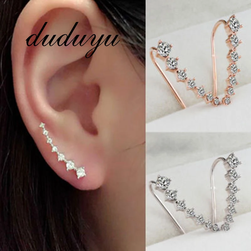 1Pair Punk Rock Rhinestone long Clip Earrings for Women Gold Silver Wrap Bridal Ladies Ear Cuff Earring Jewelry Wholesale Brinco
1Pair Punk Rock Rhinestone long Clip Earrings for Women Gold Silver Wrap Bridal Ladies Ear Cuff Earring Jewelry Wholesale Brinco