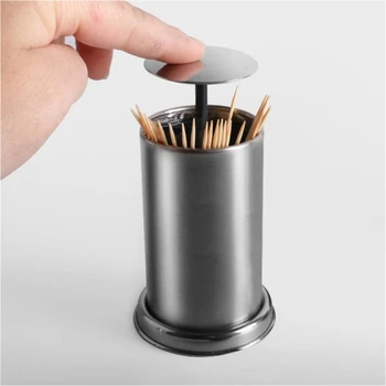 Automatic Pop-up Toothpick Holder Retractable Stainless Steel Rustproof Toothpick Dispenser for Living Room Table Accessories
Automatic Pop-up Toothpick Holder Retractable Stainless Steel Rustproof Toothpick Dispenser for Living Room Table Accessories