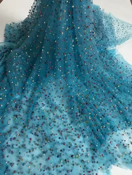 Embroidery mesh fabric with full colorful beads fashionable tulle lace fabric JIANXI.C-72807 for party dress
Embroidery mesh fabric with full colorful beads fashionable tulle lace fabric JIANXI.C-72807 for party dress