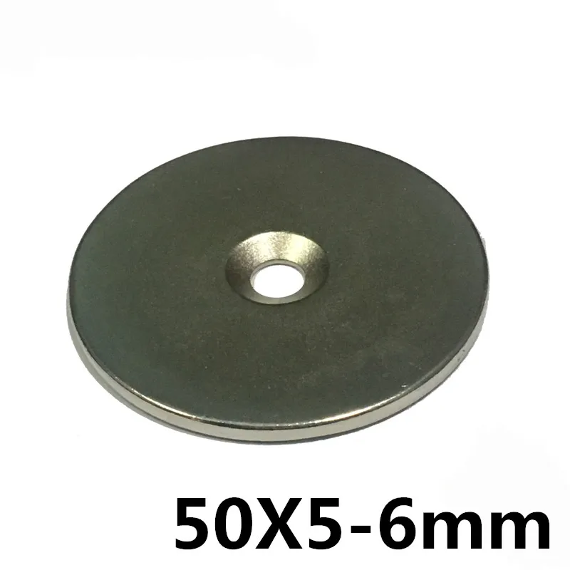 Hot Sale 1pcs 50x5 mm Hole 6mm N35 Super Strong Permanet Round Neodymium Countersunk Ring Magnet Rare Earth Magnets
Hot Sale 1pcs 50x5 mm Hole 6mm N35 Super Strong Permanet Round Neodymium Countersunk Ring Magnet Rare Earth Magnets